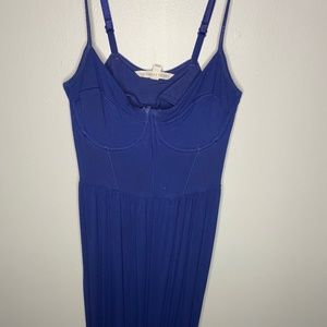 Deep blue Victoria’s Secret corset dress